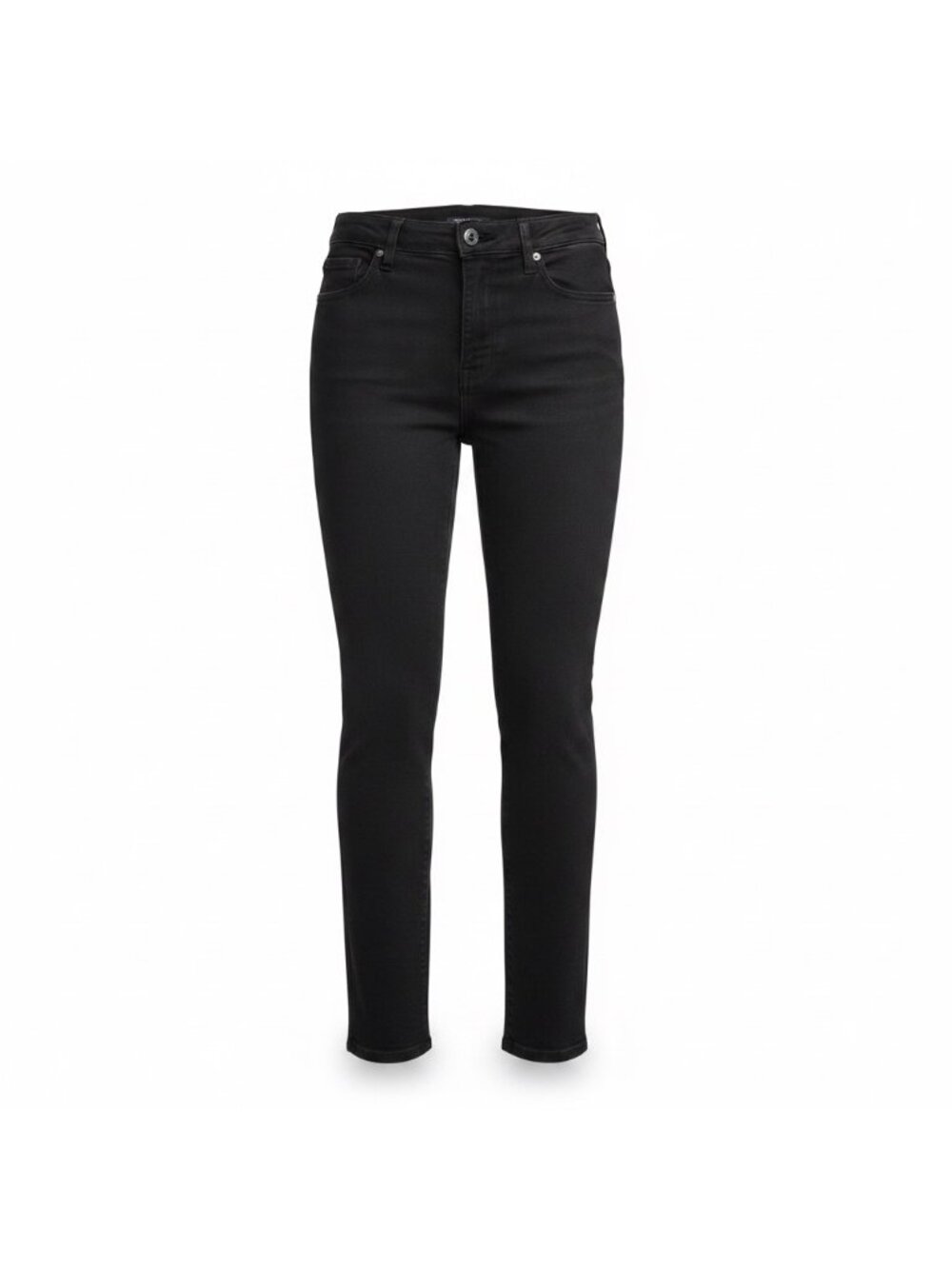 Eileen Fisher Womens Black Organic Cotton Slim Fit Jean Pants Size PS